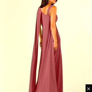 AZAZIE FRANCHESCA Stretch
Mermaid Pleated Stretch Chiffon Floor-Length Dress